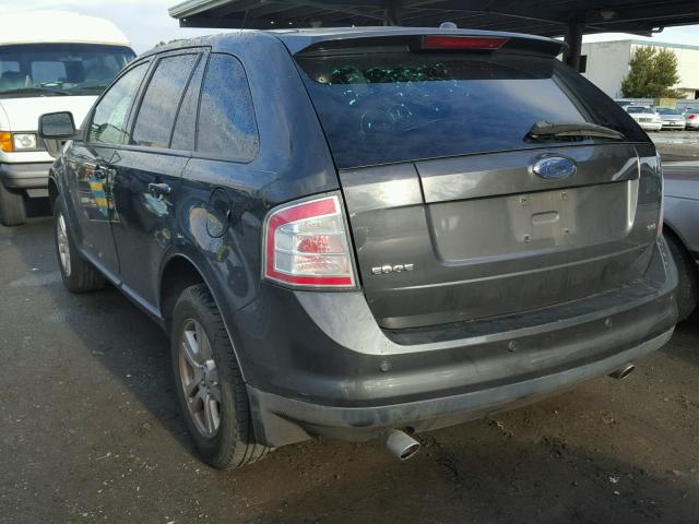 2FMDK39C07BA71195 - 2007 FORD EDGE SEL P GRAY photo 3