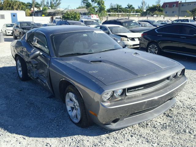 2B3CJ4DG3BH602724 - 2011 DODGE CHALLENGER GRAY photo 1