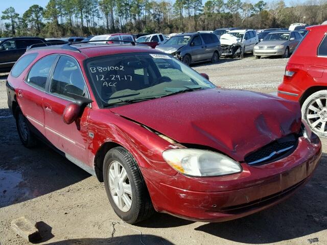 1FAFP59S73A243395 - 2003 FORD TAURUS SEL RED photo 1