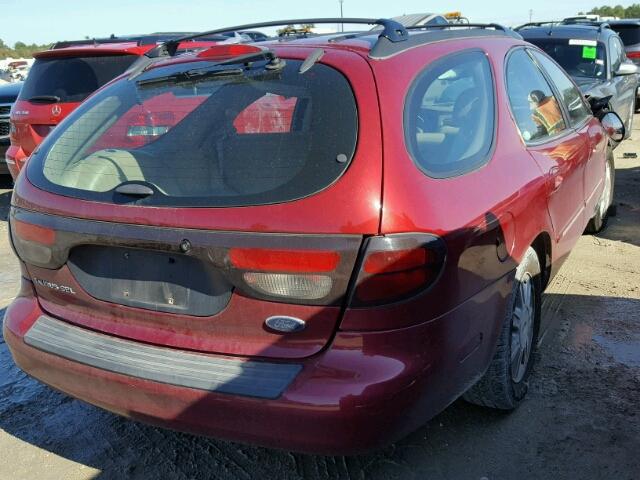1FAFP59S73A243395 - 2003 FORD TAURUS SEL RED photo 4