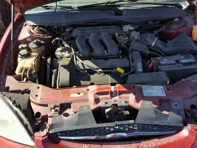 1FAFP59S73A243395 - 2003 FORD TAURUS SEL RED photo 7