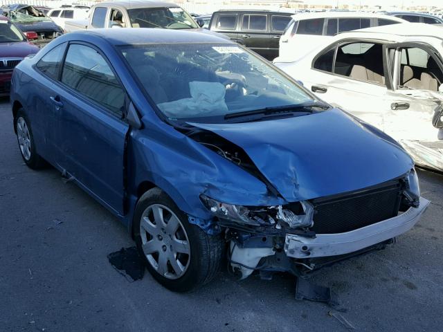 2HGFG1A61BH500070 - 2011 HONDA CIVIC LX BLUE photo 1