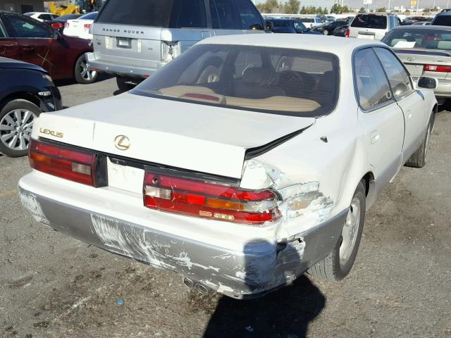 JT8GK13T0R0064877 - 1994 LEXUS ES 300 WHITE photo 4