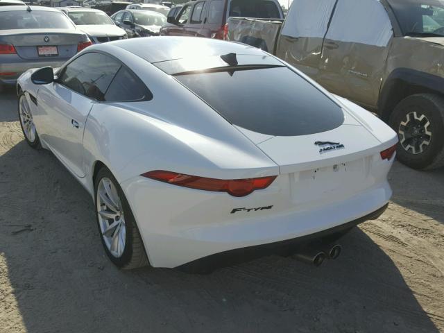 SAJWA6AT8H8K46618 - 2017 JAGUAR F-TYPE WHITE photo 3