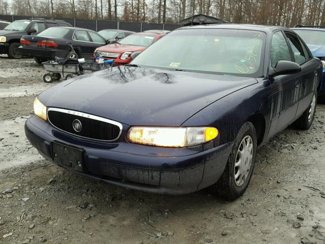 2G4WS52J731186261 - 2003 BUICK CENTURY CU BLUE photo 2