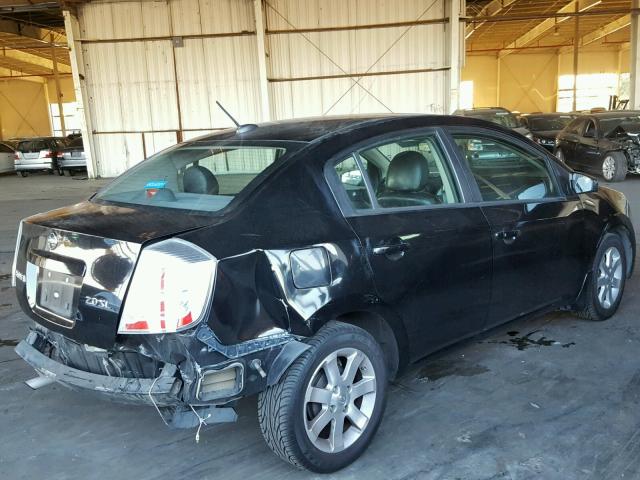 3N1AB61E07L608273 - 2007 NISSAN SENTRA 2.0 BLACK photo 4