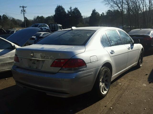 WBAHN83556DT62379 - 2006 BMW 750 LI SILVER photo 4