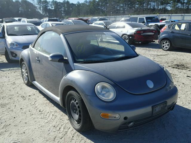 3VWCM31Y34M311588 - 2004 VOLKSWAGEN NEW BEETLE GRAY photo 1