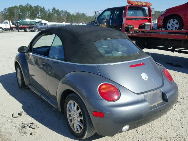 3VWCM31Y34M311588 - 2004 VOLKSWAGEN NEW BEETLE 灰色 照片 3