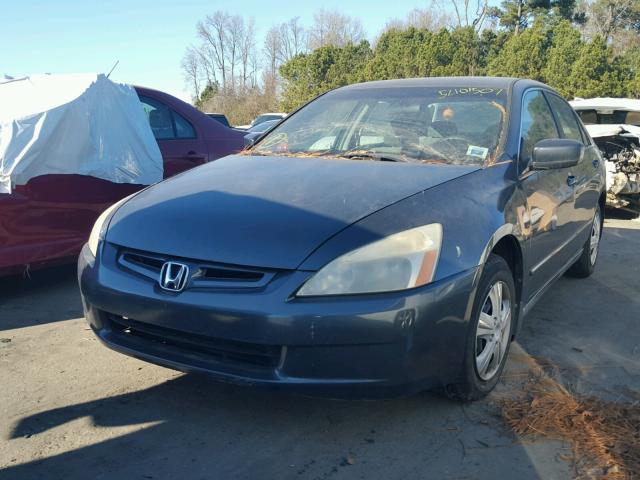 3HGCM563X3G702411 - 2003 HONDA ACCORD LX BLUE photo 2