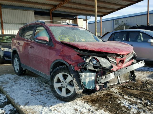 JTMRFREV8D5007849 - 2013 TOYOTA RAV4 XLE RED photo 1