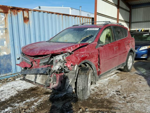 JTMRFREV8D5007849 - 2013 TOYOTA RAV4 XLE RED photo 2