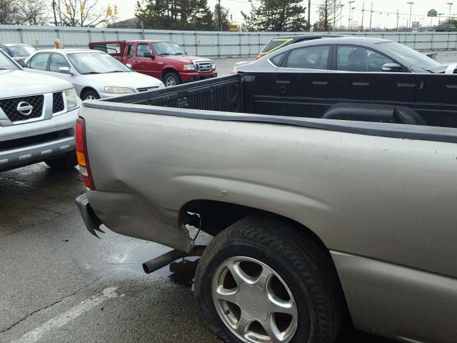 1GCEC14W01Z189053 - 2001 CHEVROLET SILVERADO TAN photo 9