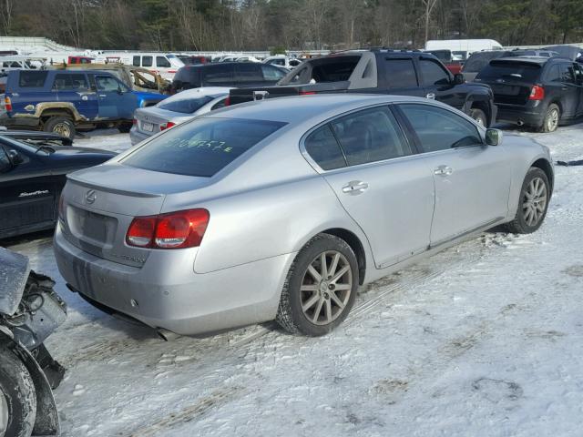 JTHCH96S960013372 - 2006 LEXUS GS GENERAT SILVER photo 4