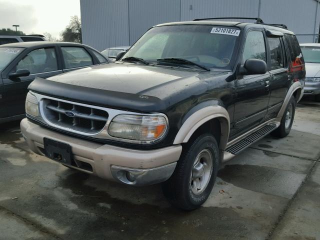 1FMDU34E3XZB60615 - 1999 FORD EXPLORER BLACK photo 2