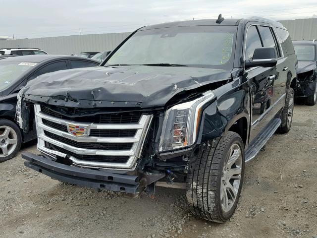 1GYS3SKJ2FR667328 - 2015 CADILLAC ESCALADE E BLACK photo 2