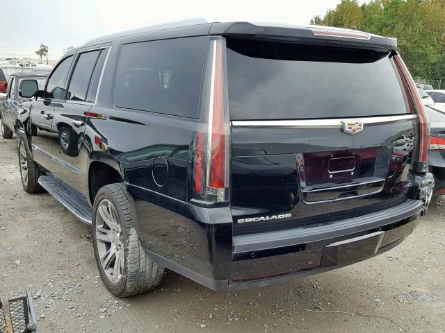 1GYS3SKJ2FR667328 - 2015 CADILLAC ESCALADE E BLACK photo 3