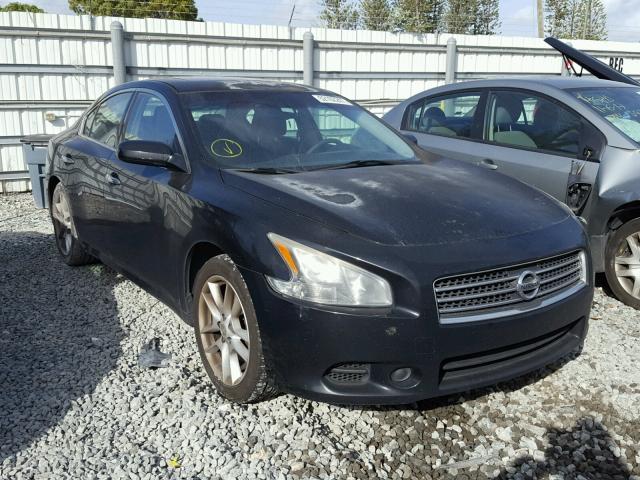 1N4AA51E69C808332 - 2009 NISSAN MAXIMA S BLACK photo 1