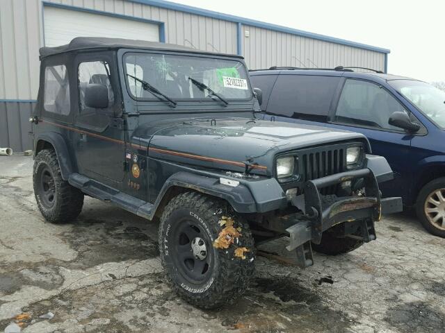 1J4FY49S4PP222969 - 1993 JEEP WRANGLER / GREEN photo 1