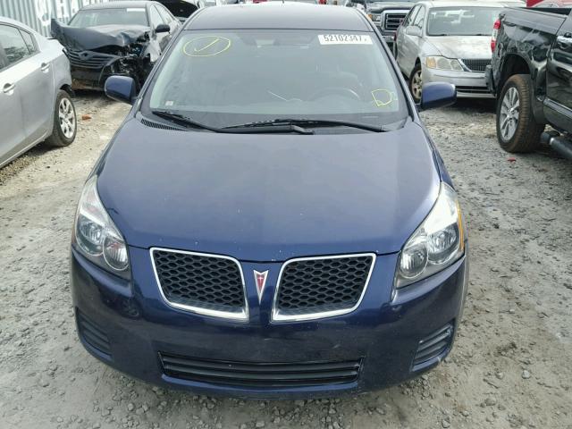 5Y2SP67069Z424739 - 2009 PONTIAC VIBE BLUE photo 9