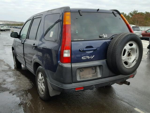 SHSRD78863U160798 - 2003 HONDA CR-V EX BLUE photo 3