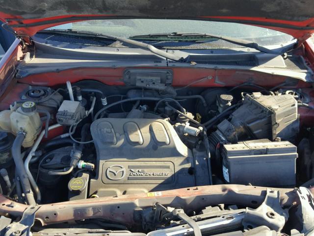 4F2YZ04173KM05521 - 2003 MAZDA TRIBUTE LX RED photo 7