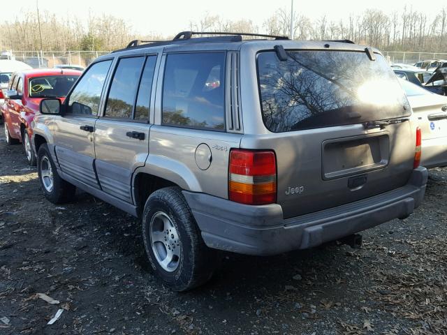 1J4GZ58S9WC343303 - 1998 JEEP GRAND CHER SILVER photo 3