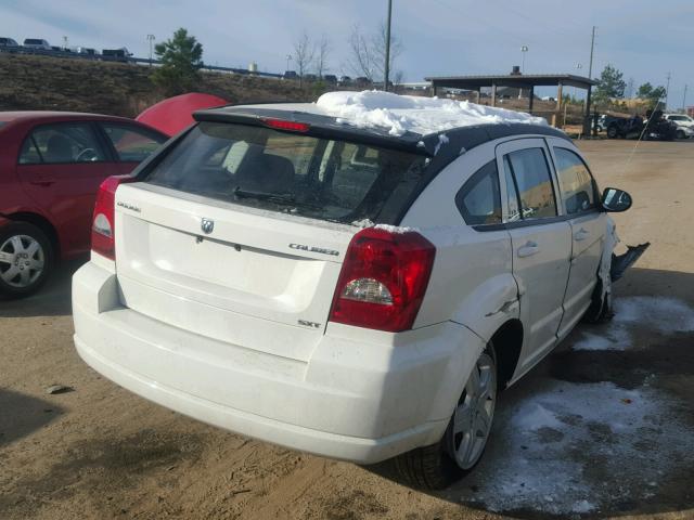 1B3HB48A99D189904 - 2009 DODGE CALIBER SX WHITE photo 4