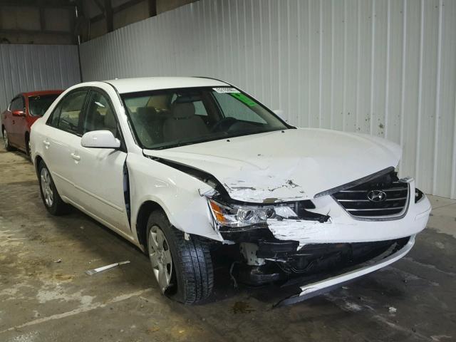 5NPET46C29H516110 - 2009 HYUNDAI SONATA GLS WHITE photo 1