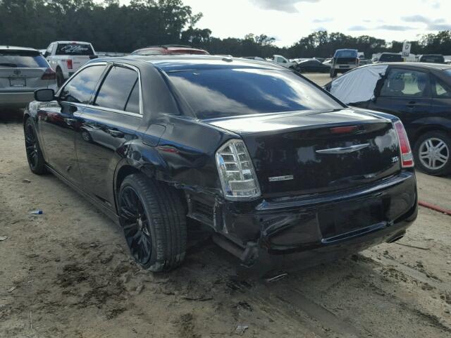 2C3CCADTXCH315455 - 2012 CHRYSLER 300 V8 BLACK photo 3