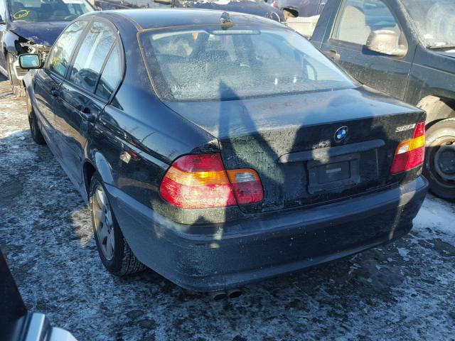 WBAET37434NJ47250 - 2004 BMW 325 I BLACK photo 3