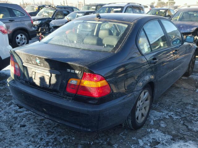 WBAET37434NJ47250 - 2004 BMW 325 I BLACK photo 4