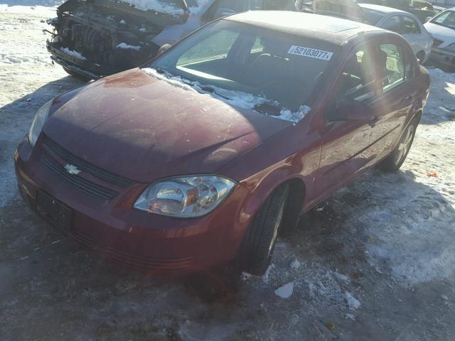 1G1AL58F387332494 - 2008 CHEVROLET COBALT LT RED photo 2