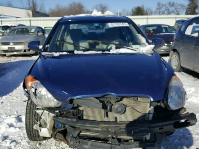 KMHCN4AC2AU407564 - 2010 HYUNDAI ACCENT GLS BLUE photo 9