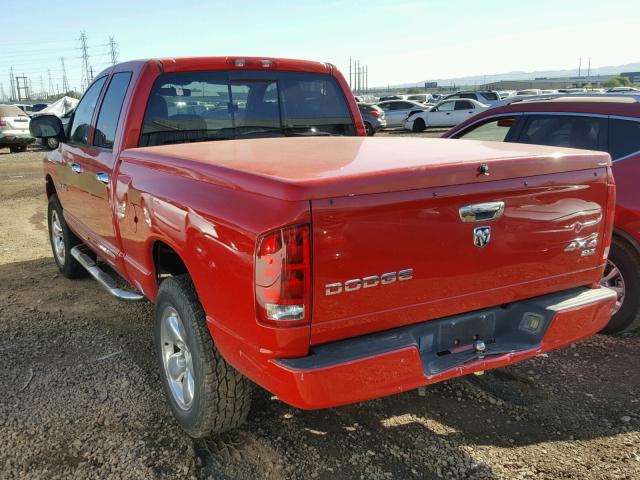 1D7HU18DX4J228081 - 2004 DODGE RAM 1500 S RED photo 3