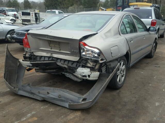 YV1RS61R222178348 - 2002 VOLVO S60 BROWN photo 4