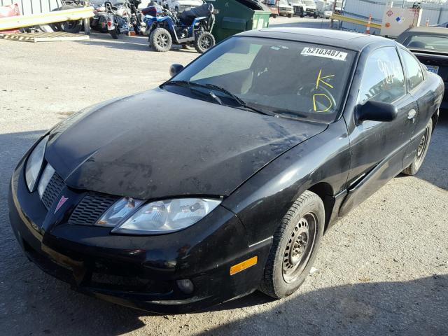 1G2JB12F337276596 - 2003 PONTIAC SUNFIRE BLACK photo 2