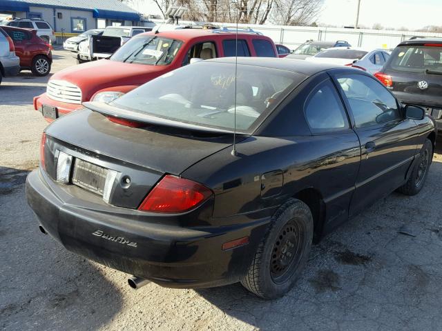 1G2JB12F337276596 - 2003 PONTIAC SUNFIRE BLACK photo 4