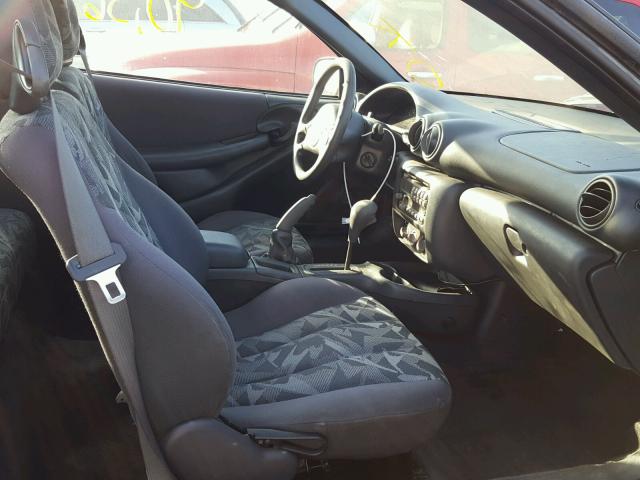 1G2JB12F337276596 - 2003 PONTIAC SUNFIRE BLACK photo 5