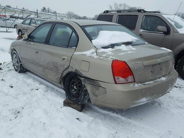 KMHDN46D46U375861 - 2006 HYUNDAI ELANTRA GL BEIGE photo 3