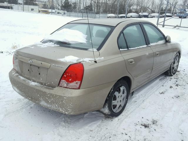 KMHDN46D46U375861 - 2006 HYUNDAI ELANTRA GL BEIGE photo 4