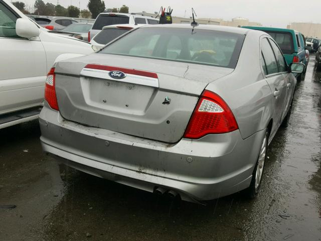 3FADP0L31AR388737 - 2010 FORD FUSION HYB SILVER photo 4