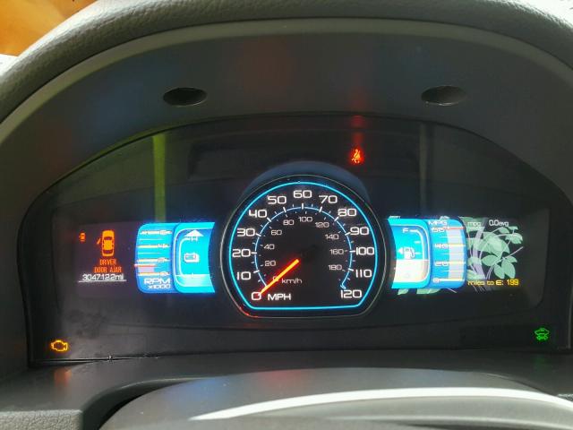 3FADP0L31AR388737 - 2010 FORD FUSION HYB SILVER photo 8