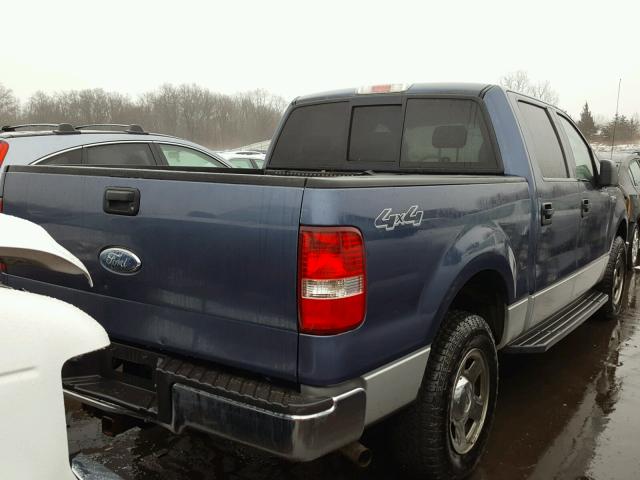 1FTPW14596FA37482 - 2006 FORD F150 SUPER BLUE photo 4