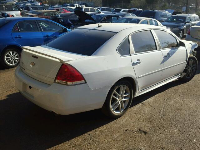 2G1WC5E32D1123075 - 2013 CHEVROLET IMPALA LTZ WHITE photo 4