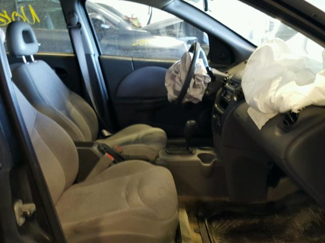 1G8AG52F95Z109827 - 2005 SATURN ION LEVEL GRAY photo 5
