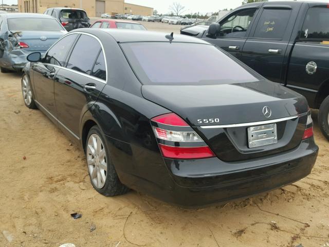 WDDNG71XX8A174840 - 2008 MERCEDES-BENZ S 550 BLACK photo 3