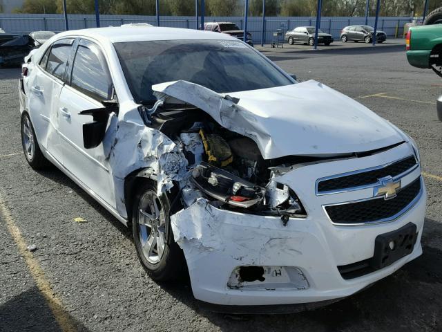 1G11B5SA2DF195645 - 2013 CHEVROLET MALIBU LS WHITE photo 1