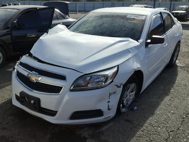 1G11B5SA2DF195645 - 2013 CHEVROLET MALIBU LS WHITE photo 2