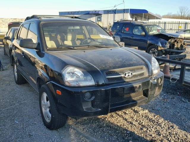 KM8JM12B26U401382 - 2006 HYUNDAI TUCSON GL BLACK photo 1